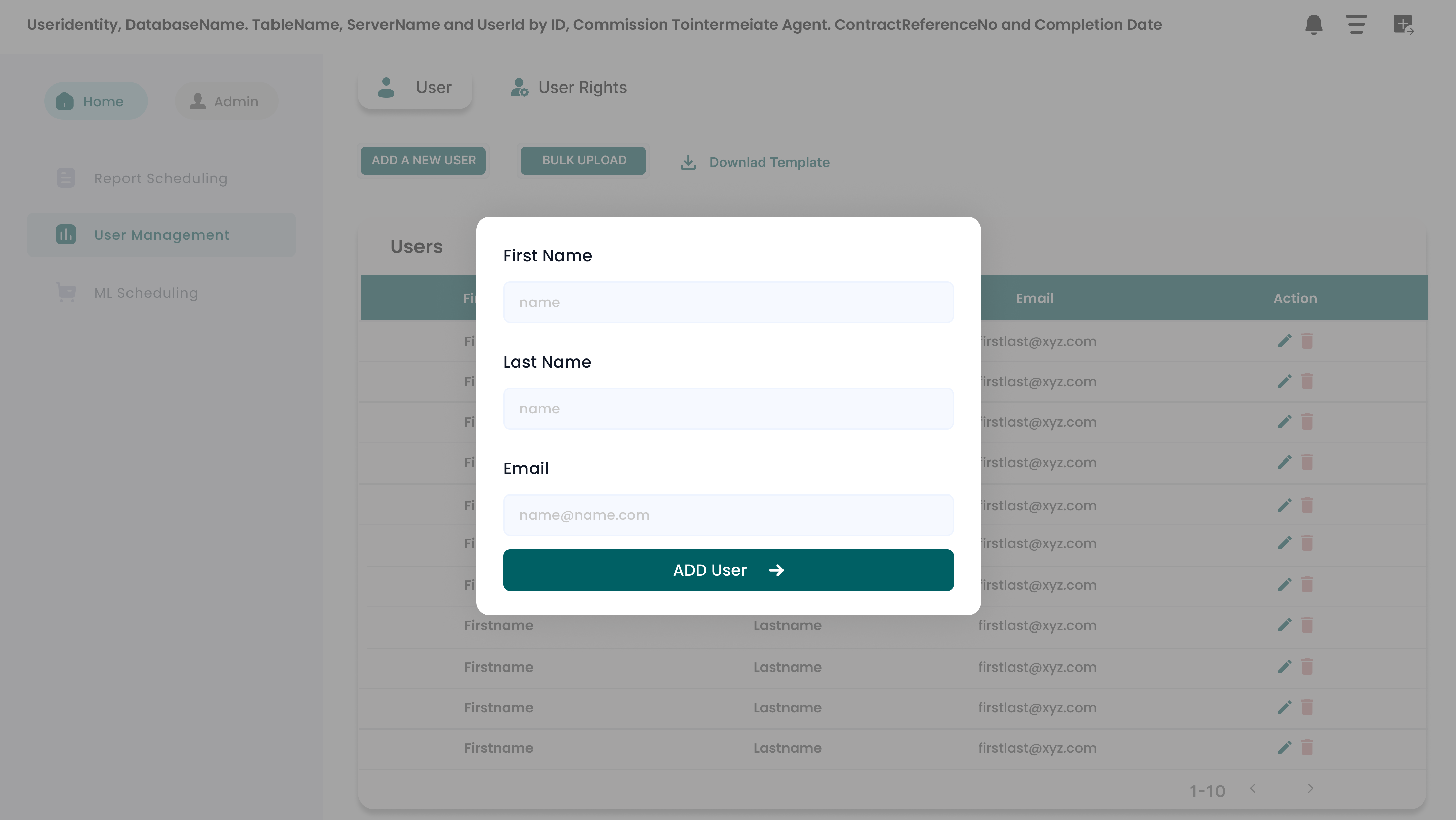 Workflow Connect UI